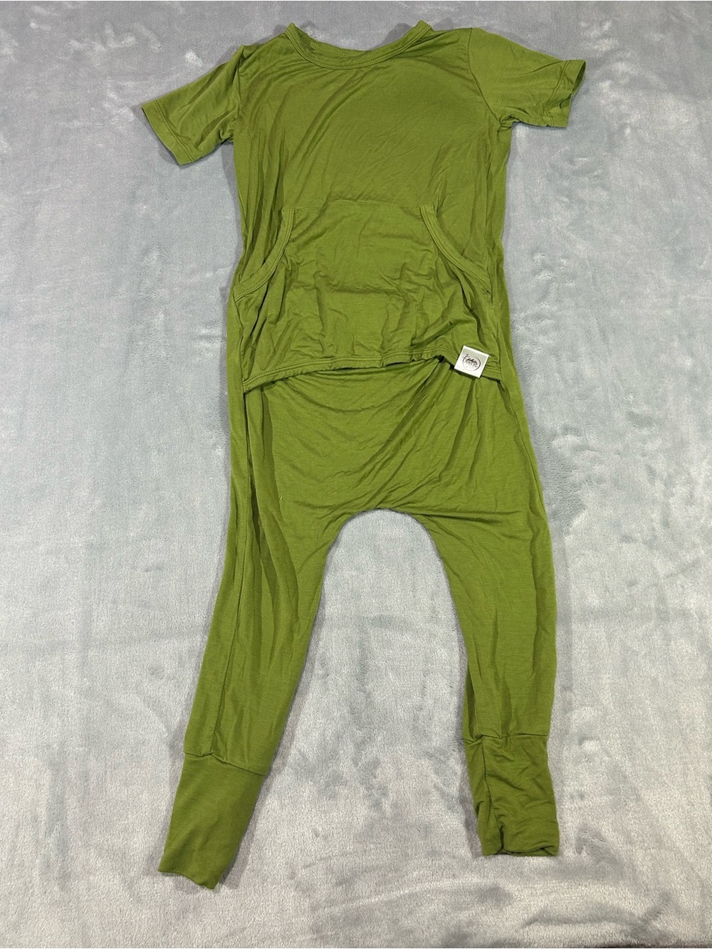 Ready Set Romper Bamboo-Moss Green-3/4T